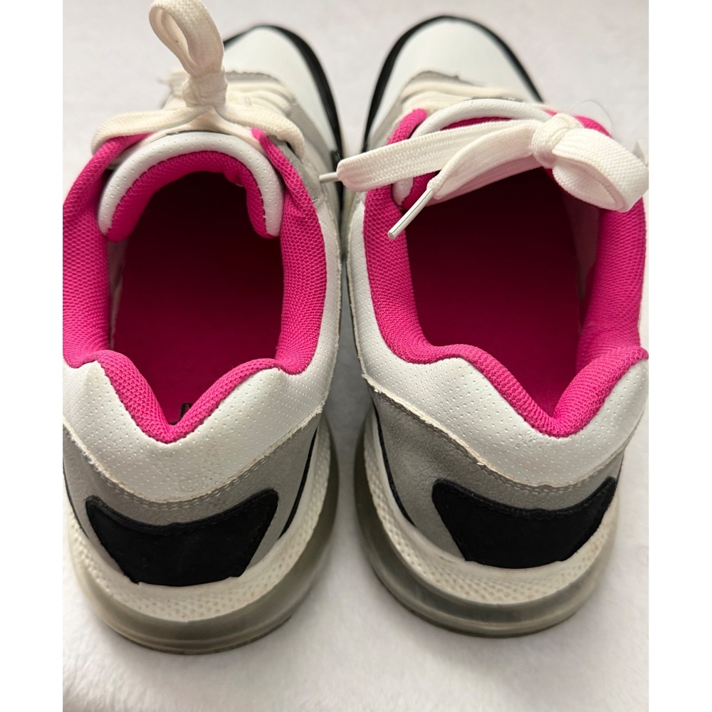 Starter Womens Athletic Sneakers White Grey Pink Black Air Cushion Sz 10 - Picture 3 of 8